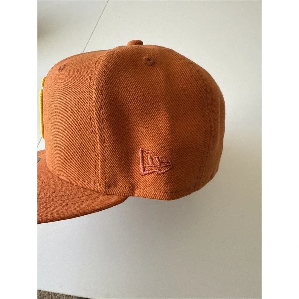 New‎ Era San Diego Padres 59Fifty Orange/yellow 7 1/2 Fitted MLB Cap